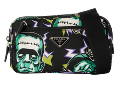 x Universal Studios Frankenstein Belt Bag, Nylon, Black/Green, 250, 3*